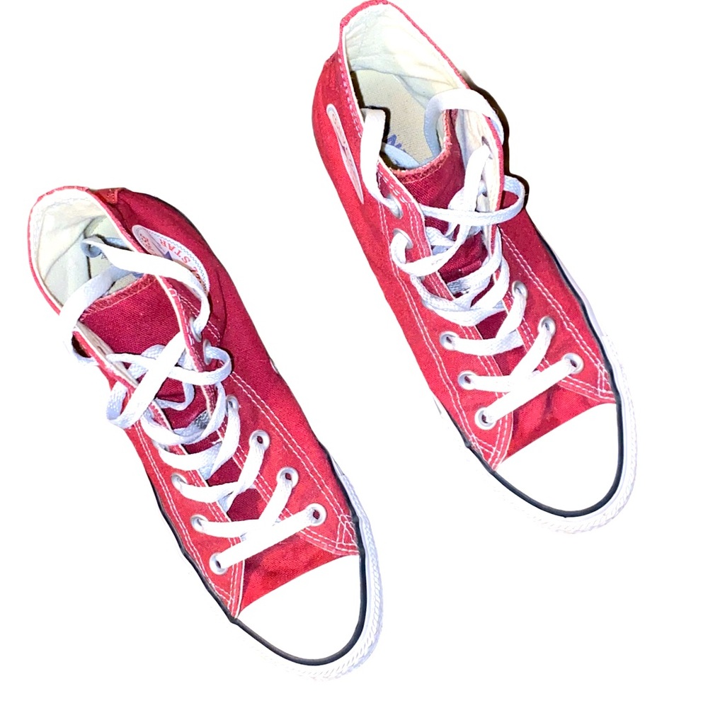 CONVERSE Burgundy High Tops GUC